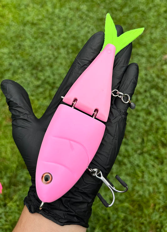 8.5" Lollipop Bunker-UV Pink