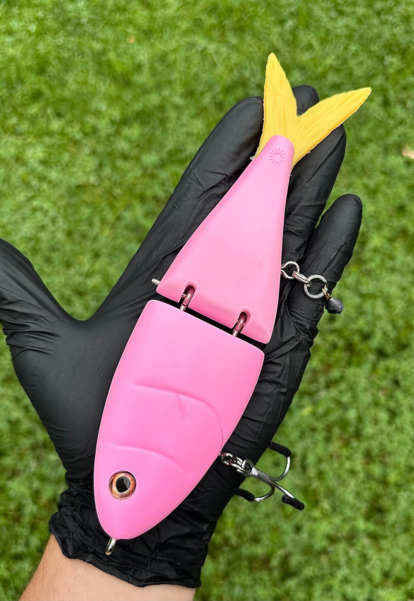 8.5" Lollipop Bunker-UV Pink